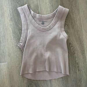 light brown/purpley brandy melville basic tank